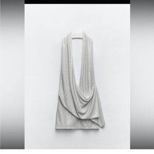 Zara jewel halter mini dress